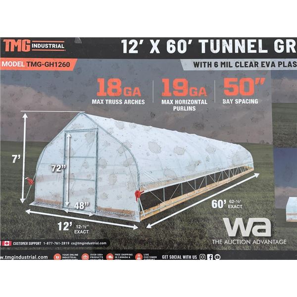 TMG 12 X 60 FT. GREENHOUSE GROW TENT