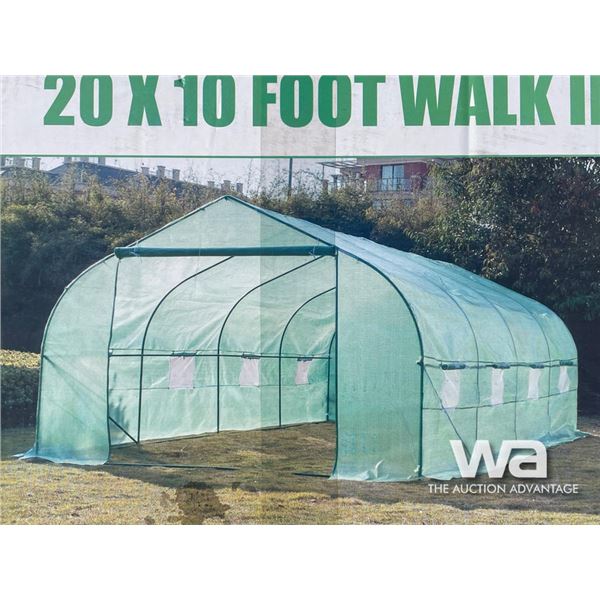 20 X 10 FT. METAL FRAME GREENHOUSE