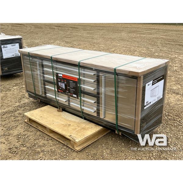 TMG 85 IN. PRO SERIES STAINLESS STEEL WORKBENCH