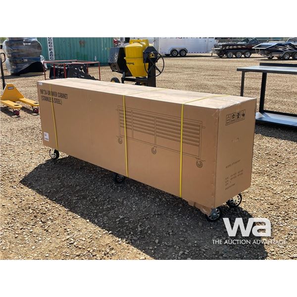 8 FT. 24 DRAWER WORK BENCH