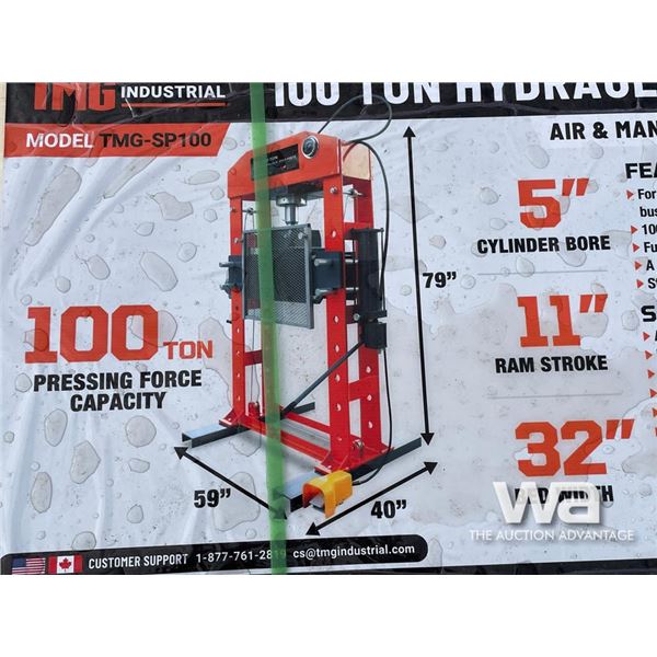 TMG 100 TON HYD. SHOP PRESS