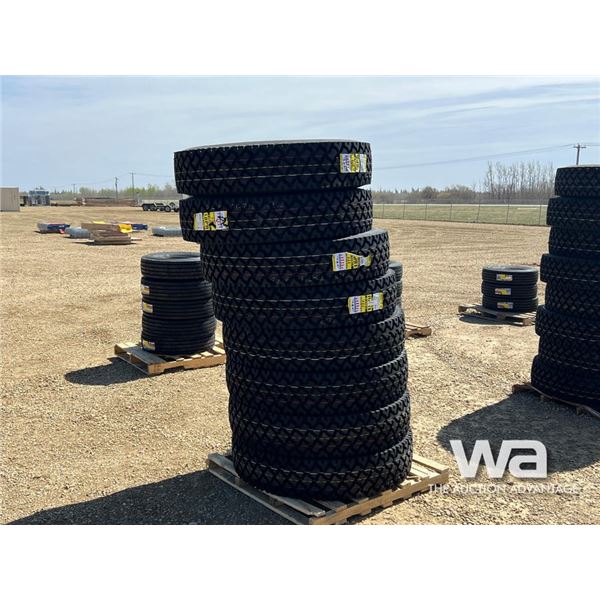 (8) ZWARTHZ 11R24.5 18PR TIRES