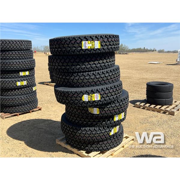 (8) ZWARTHZ 11R24.5 18PR TIRES