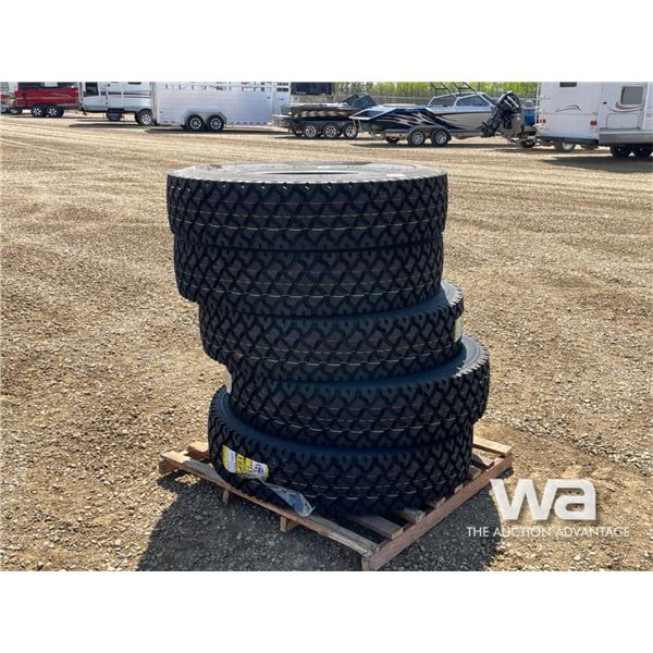 (5) 11R24.5 ZWARTHZ TIRES