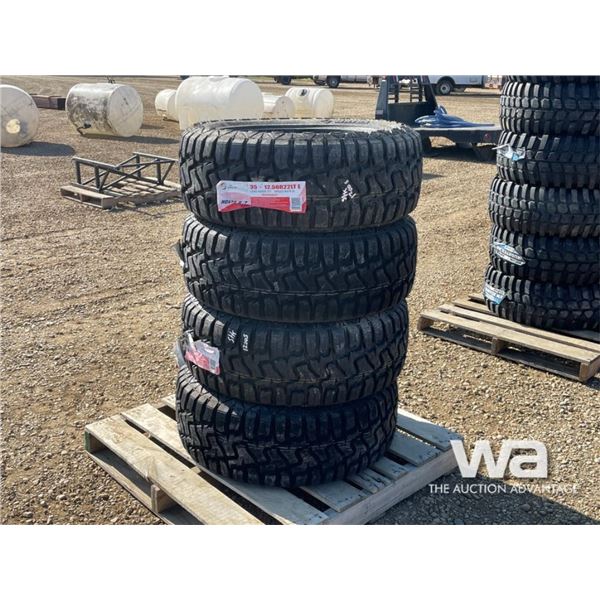 (4) HAIDA 35X12.50R22LT HD878R/T TIRES