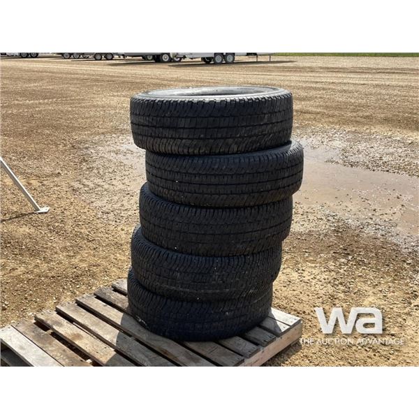(5) MICHELIN LTX A/T LT275/70R18 TIRES