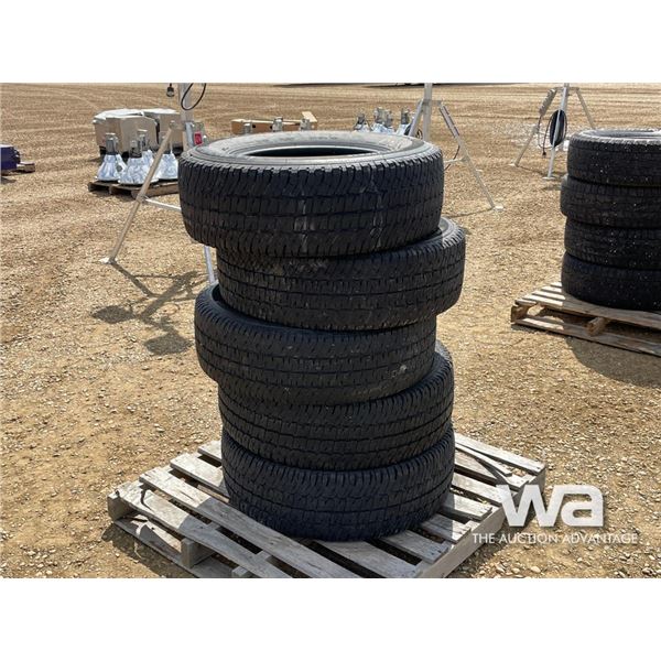 (5) MICHELIN LTX A/T LT275/70R18 TIRES