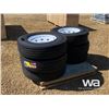 Image 3 : (6) ST235/80R16 GRIZZLY TIRES & RIMS