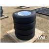 Image 4 : (4) ST235/80R16 GRIZZLY TIRES & RIMS