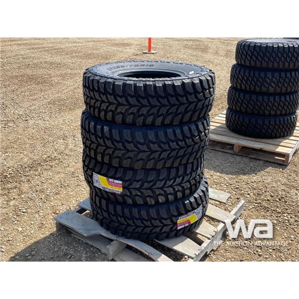 (4) LT285/75R16 GRIZZLY TIRES