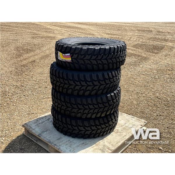 (4) LT285/75R16 GRIZZLY TIRES