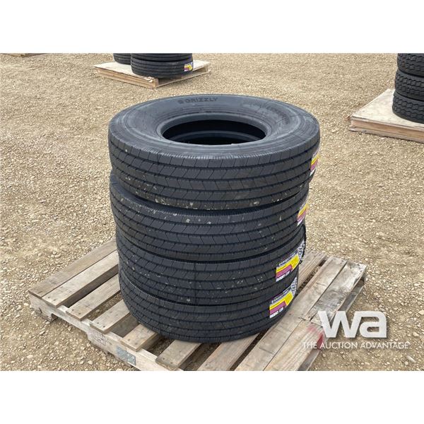 (4) ST235/85R16 GRIZZLY TIRES