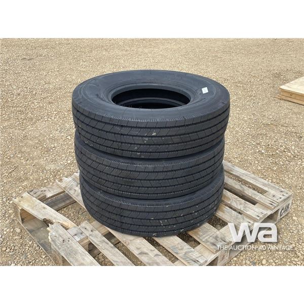 (3) ST235/85R16 GRIZZLY TIRES