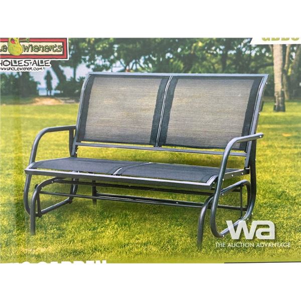 OUTDOOR 2 PERSON GLIDER BENCH