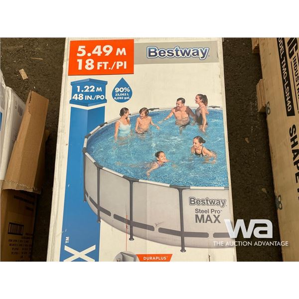 18 FT. BESTWAY STEEL PRO MAX SWIMMING POOL