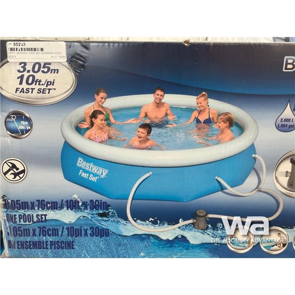 10 FT. BESTWAY FAST SET SWIMMING POOL