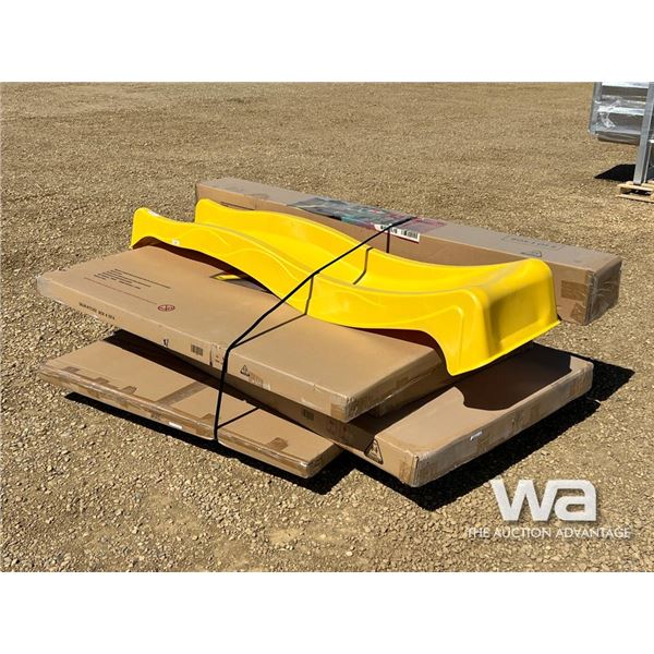 8 X 10 X 14 FT. WOODEN PLAYHOUSE & SANDBOX