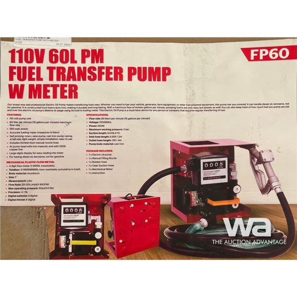 FUEL TRANSFER PUMP W/ METER