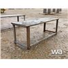 Image 4 : 7.5 FT. HEAVY DUTY STEEL WORK TABLE