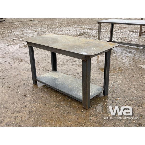 58 IN. HEAVY DUTY STEEL WORK TABLE
