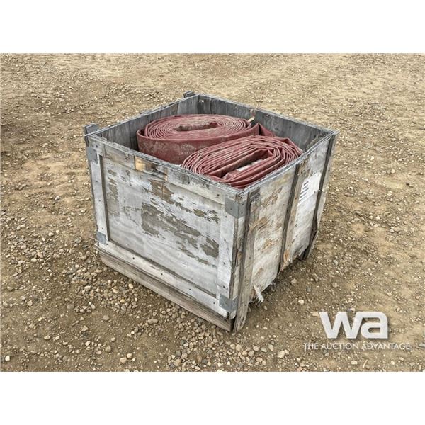 (8) ROLLS OF 50 FT., 3 IN. LAYFLAT HOSE