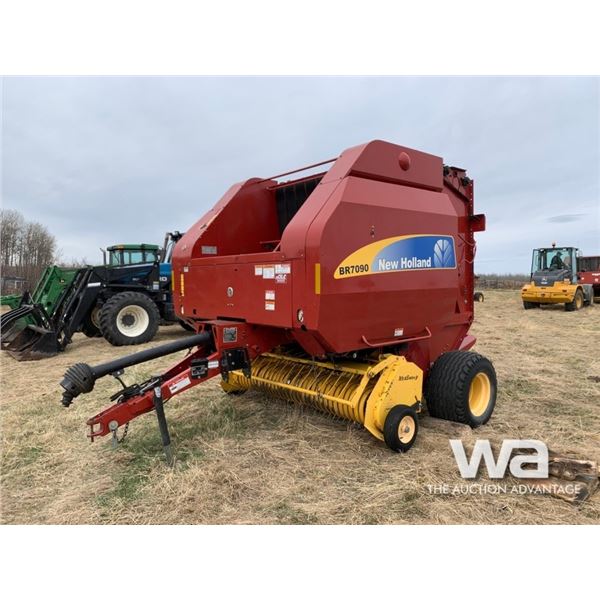 2012 NEW HOLLAND BR7090 ROUND BALER