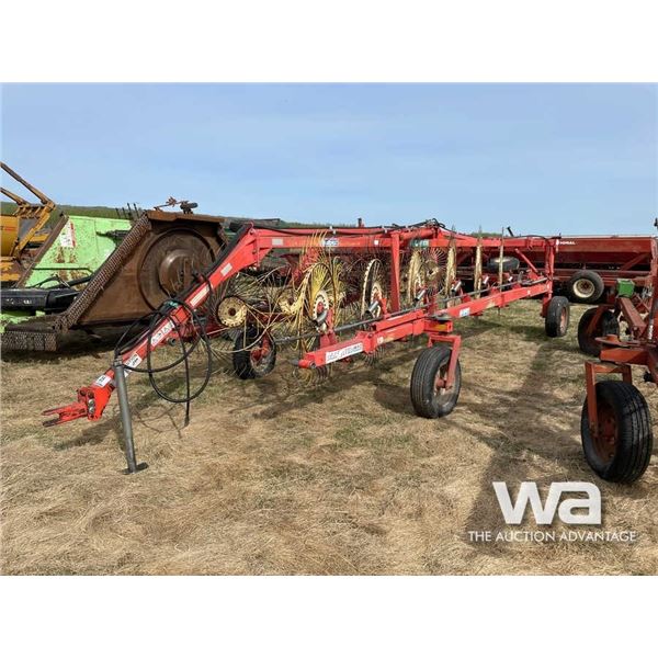 SITREX MAGNUM 12 WHEEL V-HAY RAKE