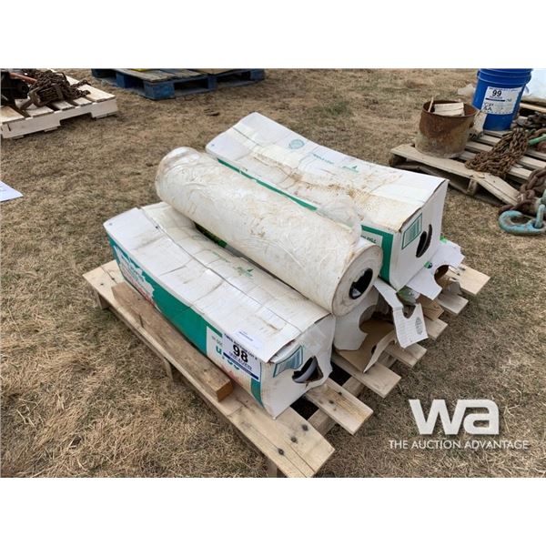 5 ROLLS OF SILAGE WRAP FILM