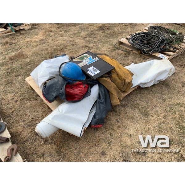 HARD HATS, BOOTS RAIN GEAR