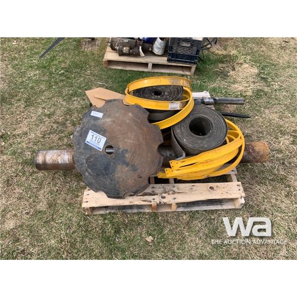 DISC BLADES, PTO SHAFT, BALER BELTS & P/U HOOPS