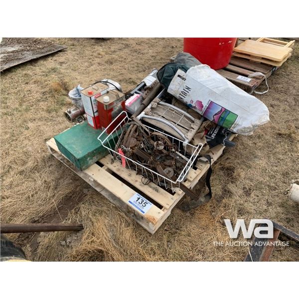 MEAT GRINDER, TRAPS, CAMP STOVE, BACKPACK