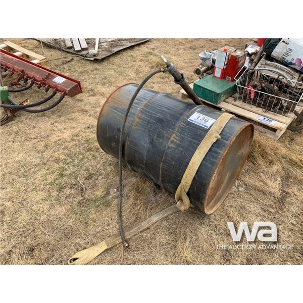 HYD. OIL BARREL & BARREL PUMP