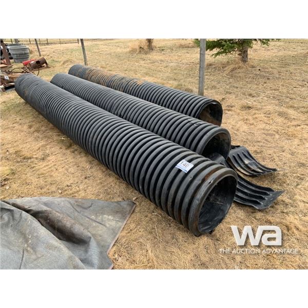 (3) PLASTIC CULVERTS