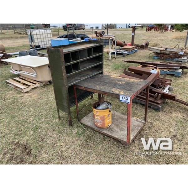 SHOP STORAGE & BENCH