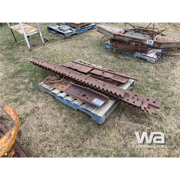 GRADER BLADES, CORNER BIT, PADS