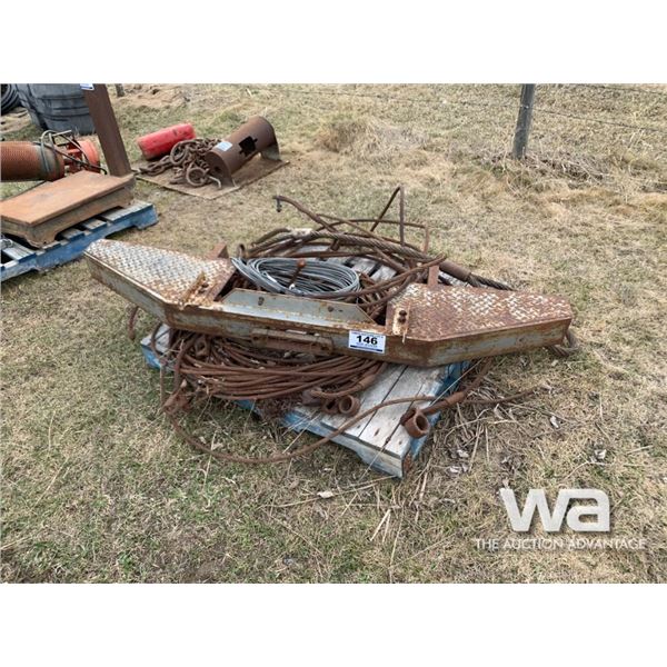 STEEL SLING, CHOKERS, TRUCK BUMPER