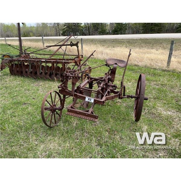 2 BOTTOM PLOW ON STEEL