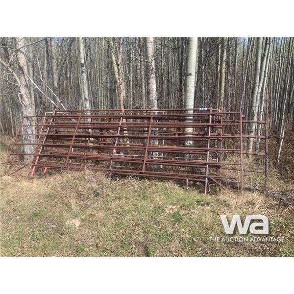 (6) BROWN 12-16 FT. LIVESTOCK PANELS