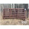 Image 1 : (14) BROWN 10 FT. LIVESTOCK PANELS