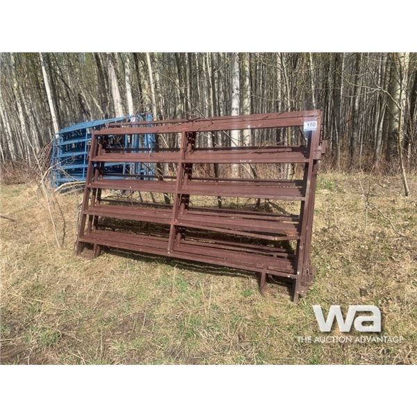 (7) BROWN 9 FT. LIVESTOCK PANELS