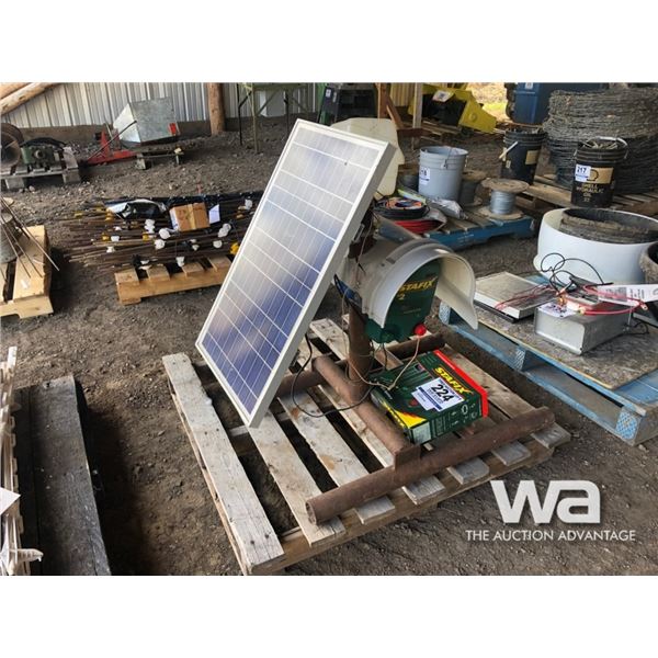 STAFIX X2 SOLAR POWER ELECTRIC FENCER