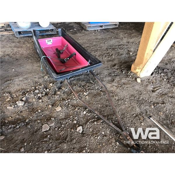 (2) CALF SLEDS
