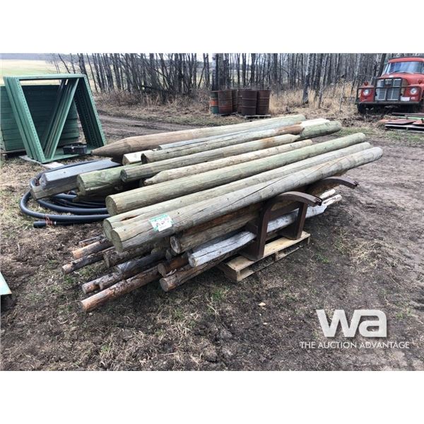 QUANTITY OF FENCE POSTS & POLES