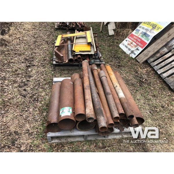 (2) PALLETS MISC. STEEL