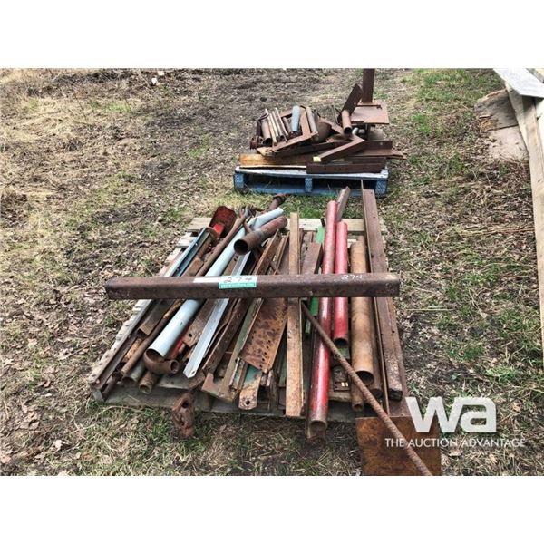 (2) PALLETS MISC. STEEL