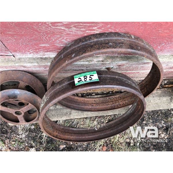(7) STEEL WHEELS & BINDER