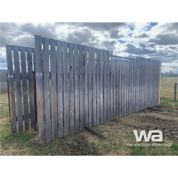 FREESTANDING 24 FT. WIND BREAK PANEL