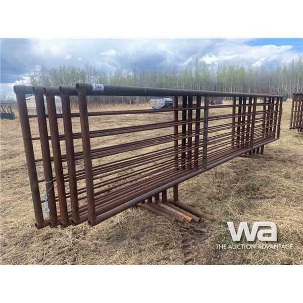(5) FREESTANDING 6 X 24 FT. LIVESTOCK PANELS