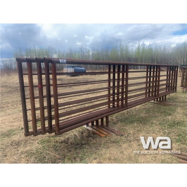 (5) FREESTANDING 6 X 24 FT. LIVESTOCK PANELS
