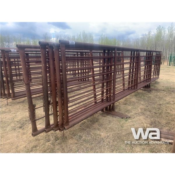 (5) FREESTANDING 6 X 24 FT. LIVESTOCK PANELS